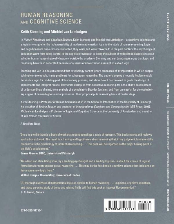 Human Reasoning and Cognitive Science: 1st Edition