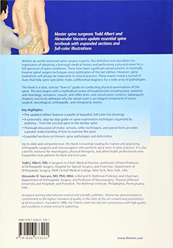 Physical Examination of the Spine: 2nd Edition