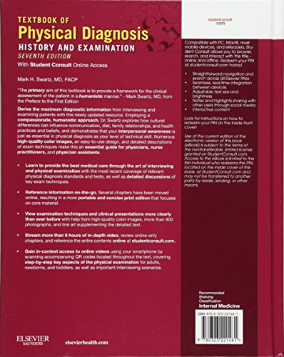 Textbook of Physical Diagnosis: History and Examination With STUDENT CONSULT Online Access