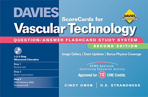 Vascular Technology Scorecards: A Q & a Flashcard Study System