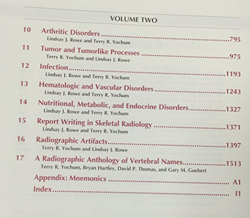 Essentials of Skeletal Radiology Volume 2: second Edition