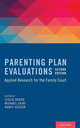 Parenting Plan Evaluations: Applied Research for the Family Court