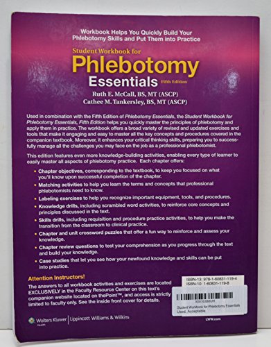 SSG- PHLEBOTOMY ESSENTIALS 5E:.