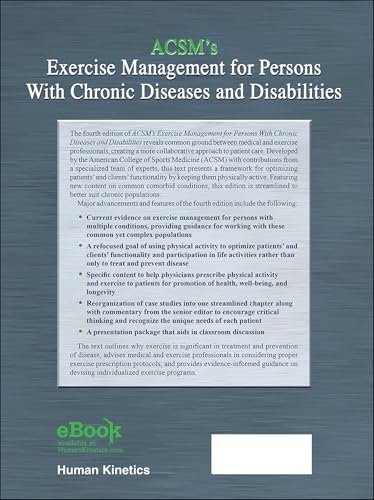 ACSM's Exercise Management for Persons With Chronic Diseases and Disabilities: Fourth Edition