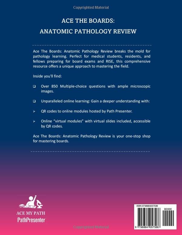 Ace The Boards: Anatomic Pathology Review: Volume 2 (Ace My Path)