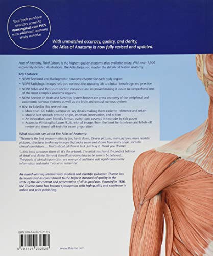 Atlas of Anatomy: 3rd Edition