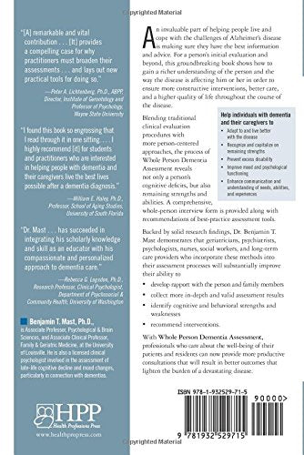 Whole Person Dementia Assessment: 1st Edition