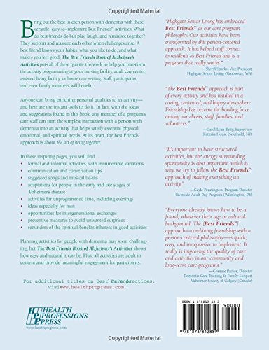 The Best Friends Book of Alzheimer's Activities, Vol. 1