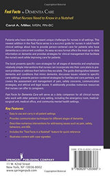 Fast Facts for Dementia Care: What Nurses Need to Know in a Nutshell