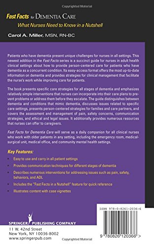 Fast Facts for Dementia Care: What Nurses Need to Know in a Nutshell