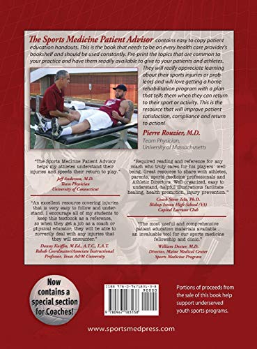 The Sports Medicine Patient Advisor, Third Edition, Hardcopy