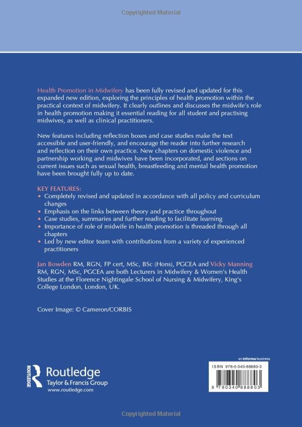 Health Promotion in Midwifery: Principles and practice