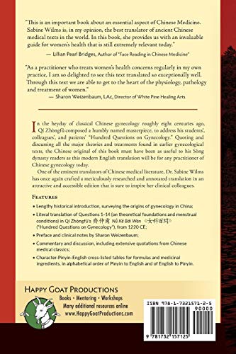 Channeling the Moon: A Translation and Discussion of Qi Zhongfu's Hundred Questions on Gynecology, Part One