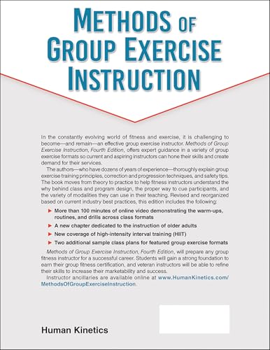 Methods of Group Exercise Instruction: Fourth Edition