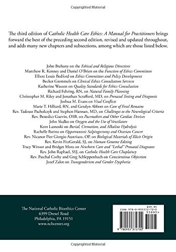 Catholic Health Care Ethics: A Manual for Practitioners