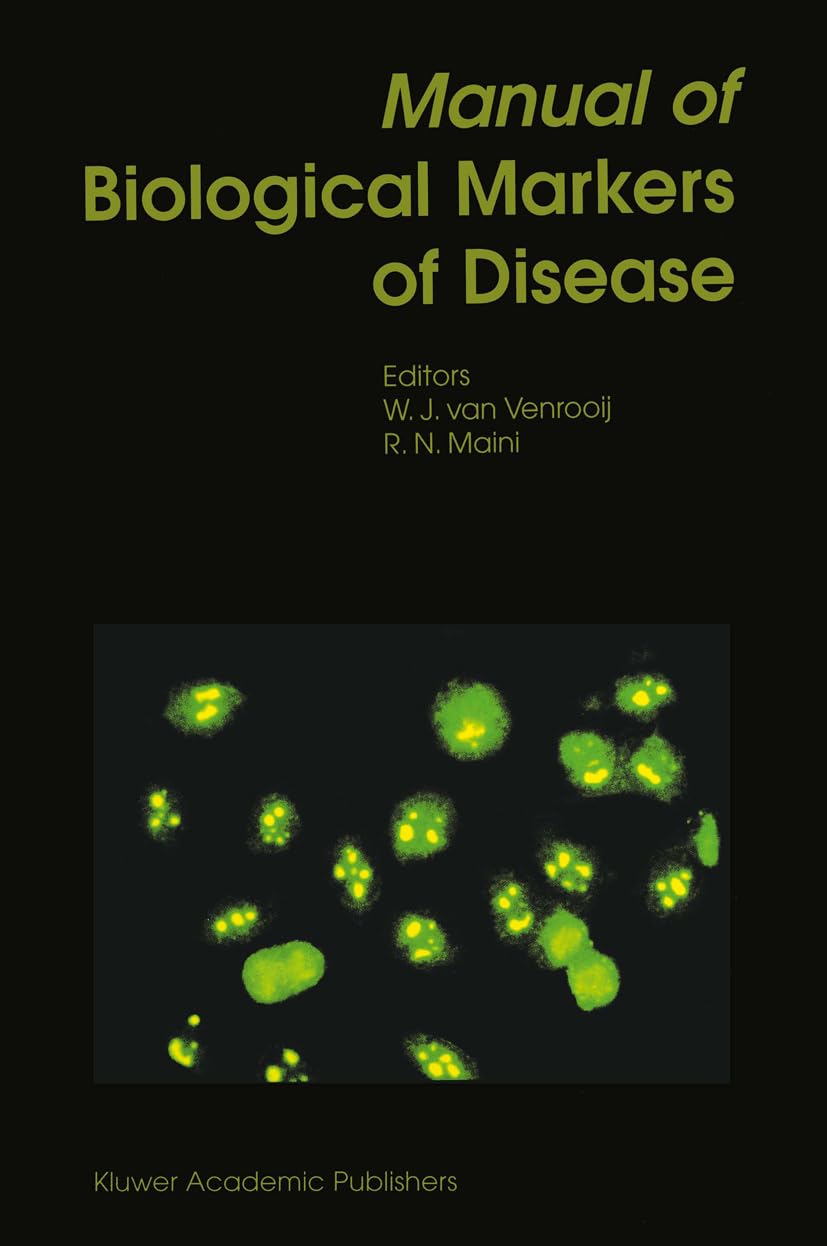 Manual of Biological Markers of Disease: 1st Edition