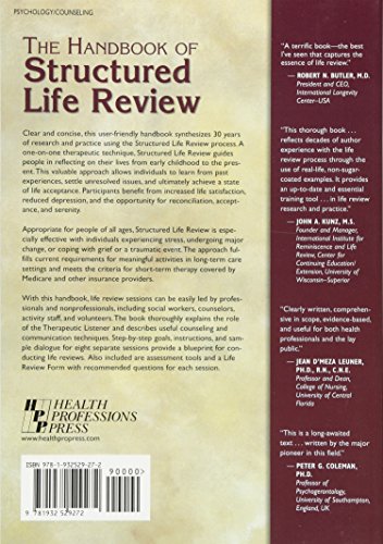 The Handbook of Structured Life Review
