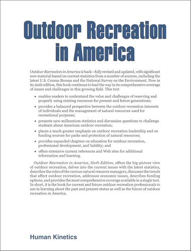 Outdoor Recreation in America: Sixth Edition