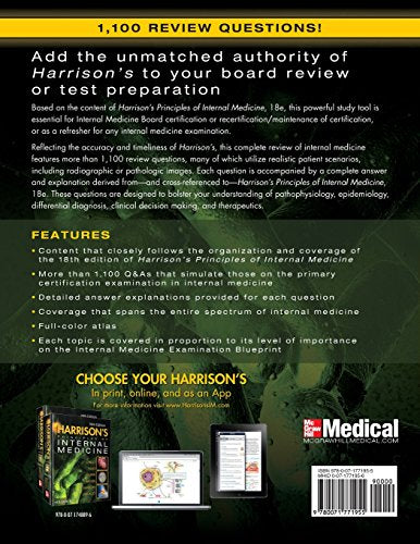 Harrisons Principles of Internal Medicine Self-Assessment and Board Review 18th Edition
