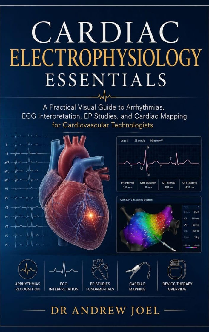 Cardiac Electrophysiology Essentials: A Practical Visual Guide to Arrhythmias, ECG Interpretation, EP Studies, and Cardiac Mapping for Cardiovascular Technologists