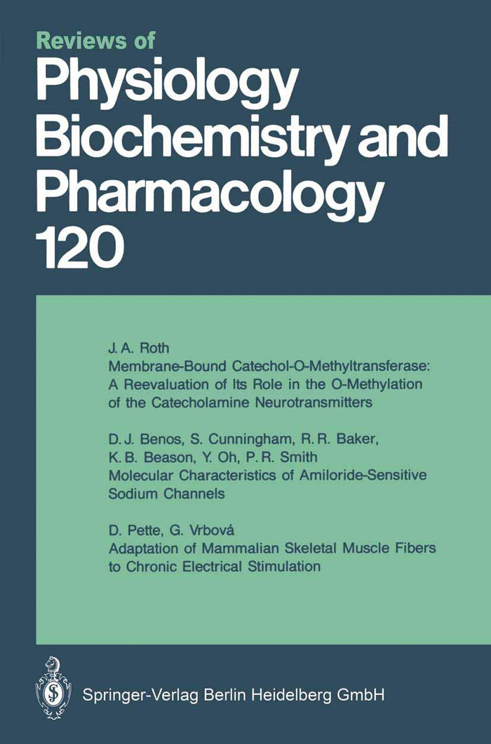 Reviews of Physiology, Biochemistry and Pharmacology: Volume: 120