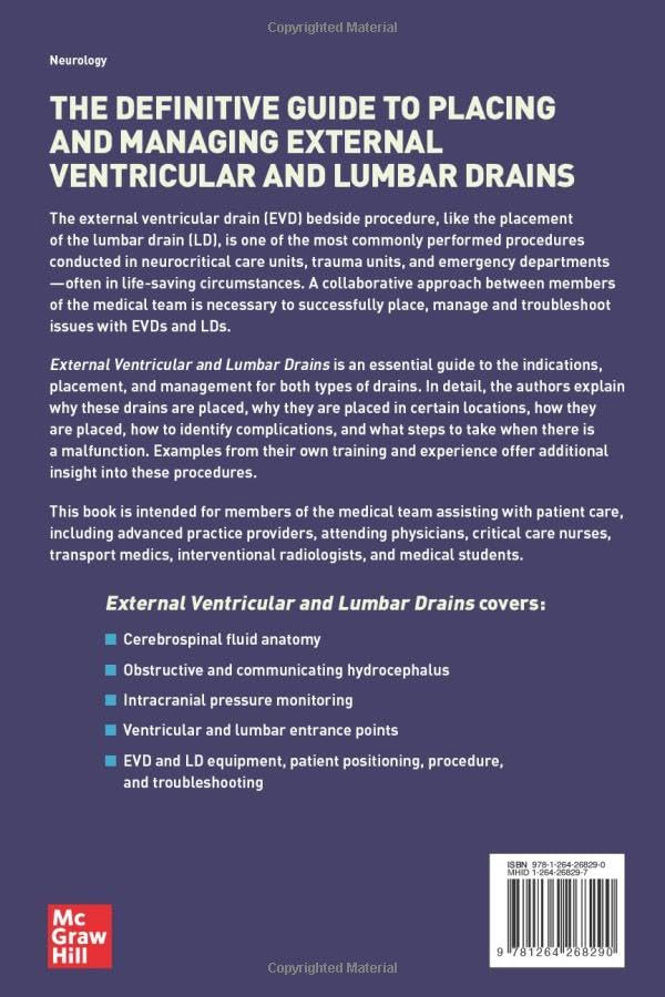 External Ventricular and Lumbar Drains: Indications, Procedures, and Patient Care
