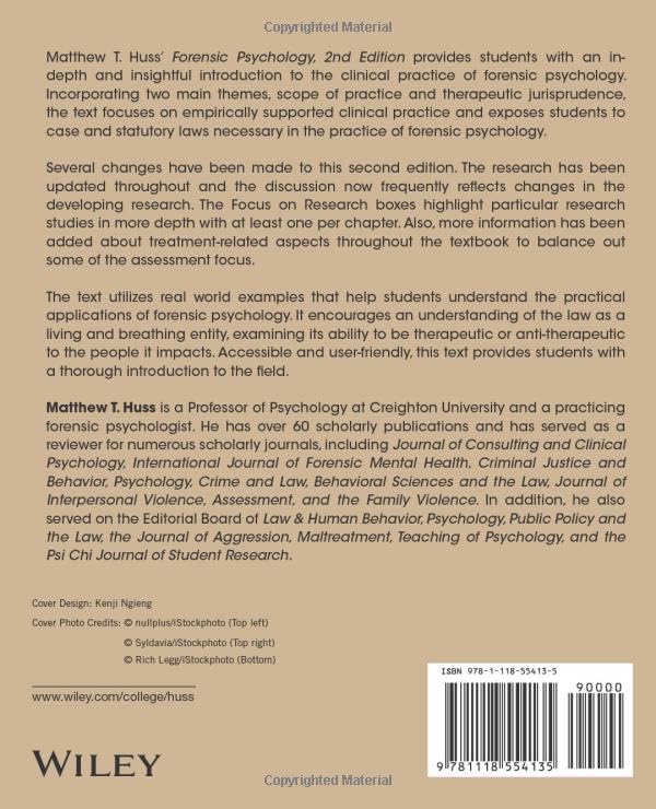Forensic Psychology: Research, Clinical Practice, and Applications