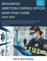 DESIGNATED INFECTION CONTROL OFFICER EXAM (2025-2026): 3 Full-Length Practice Tests Featuring 400+ Questions, Realistic Scenarios, and High-Yield Content for the IBSC DICO-C Certification
