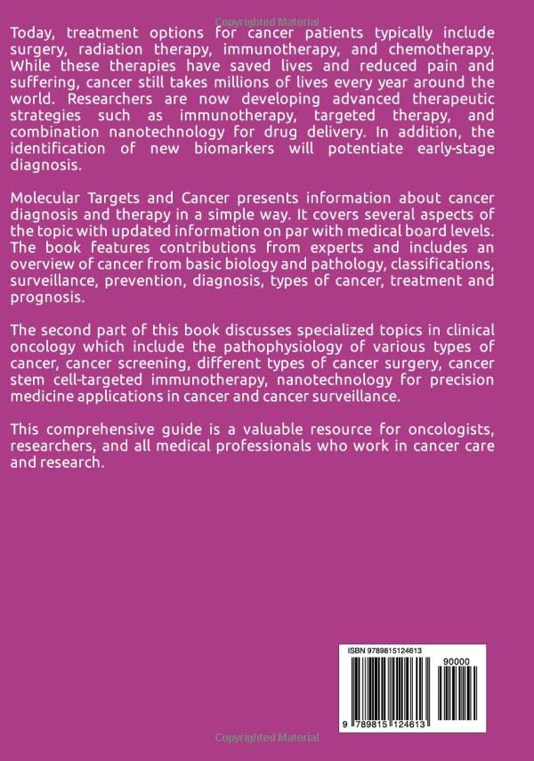 Molecular Targets and Cancer Therapeutics (Part 2)
