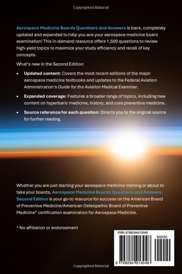 Aerospace Medicine Boards Questions and Answers, Second Edition