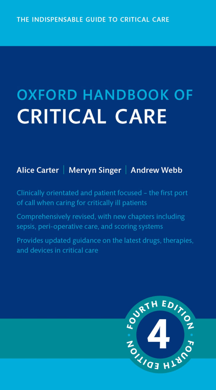 Oxford Handbook of Critical Care Medicine (Oxford Medical Handbooks): 4th Edition