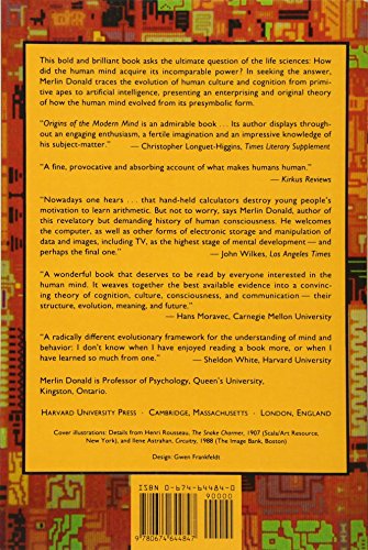 Origins of the Modern Mind: Three Stages in the Evolution of Culture and Cognition: Reprint Edition