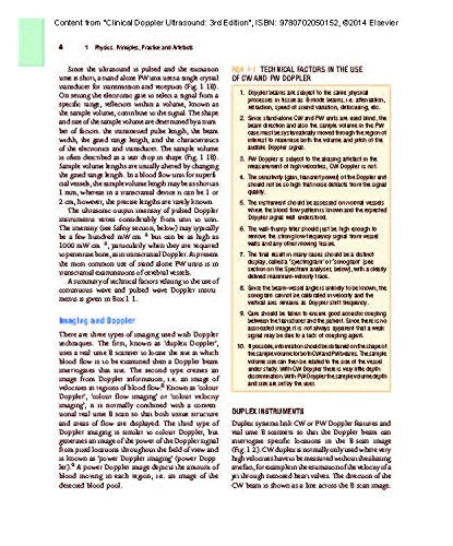 Clinical Doppler Ultrasound: Expert Consult: Online and Print
