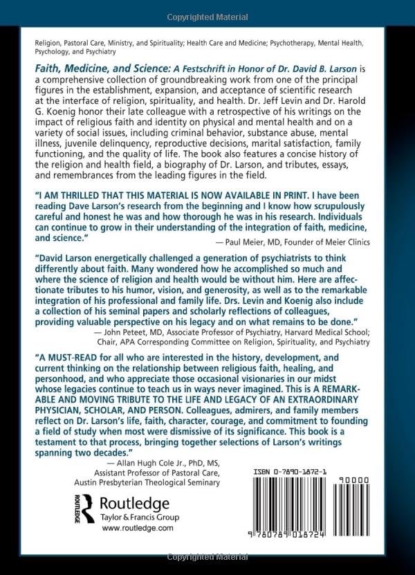 Faith, Medicine, and Science: 1st Edition