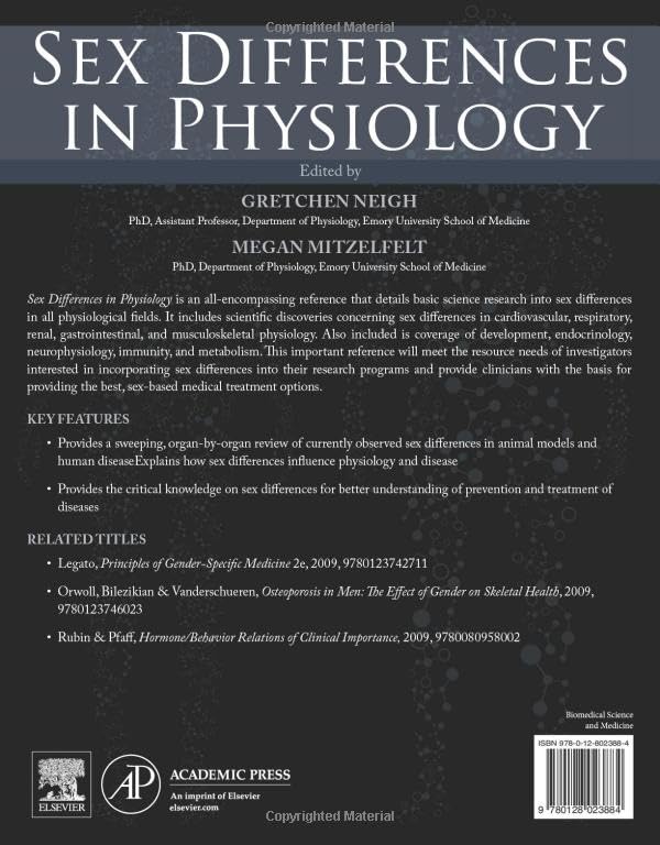Sex Differences in Physiology: 1st Edition