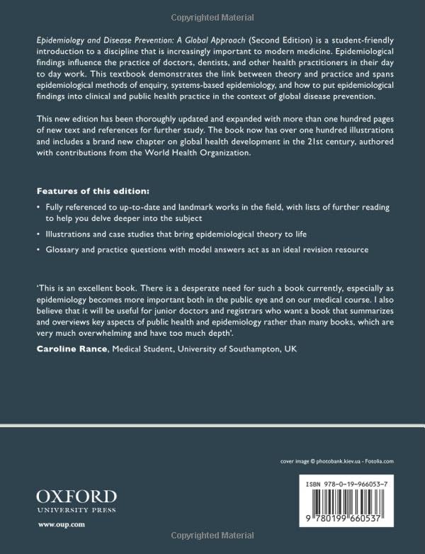 Epidemiology & Prevention: A Global Approach