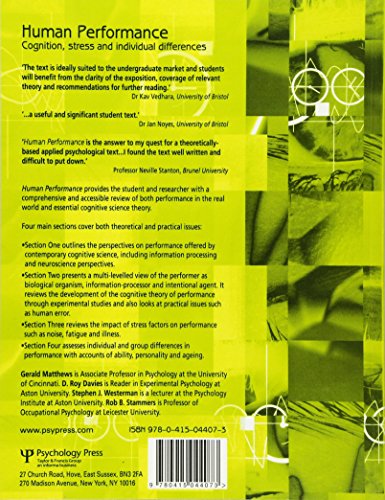 Human Performance: 1st Edition