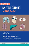 Medicine Made Easy: High yield tables: Part 2