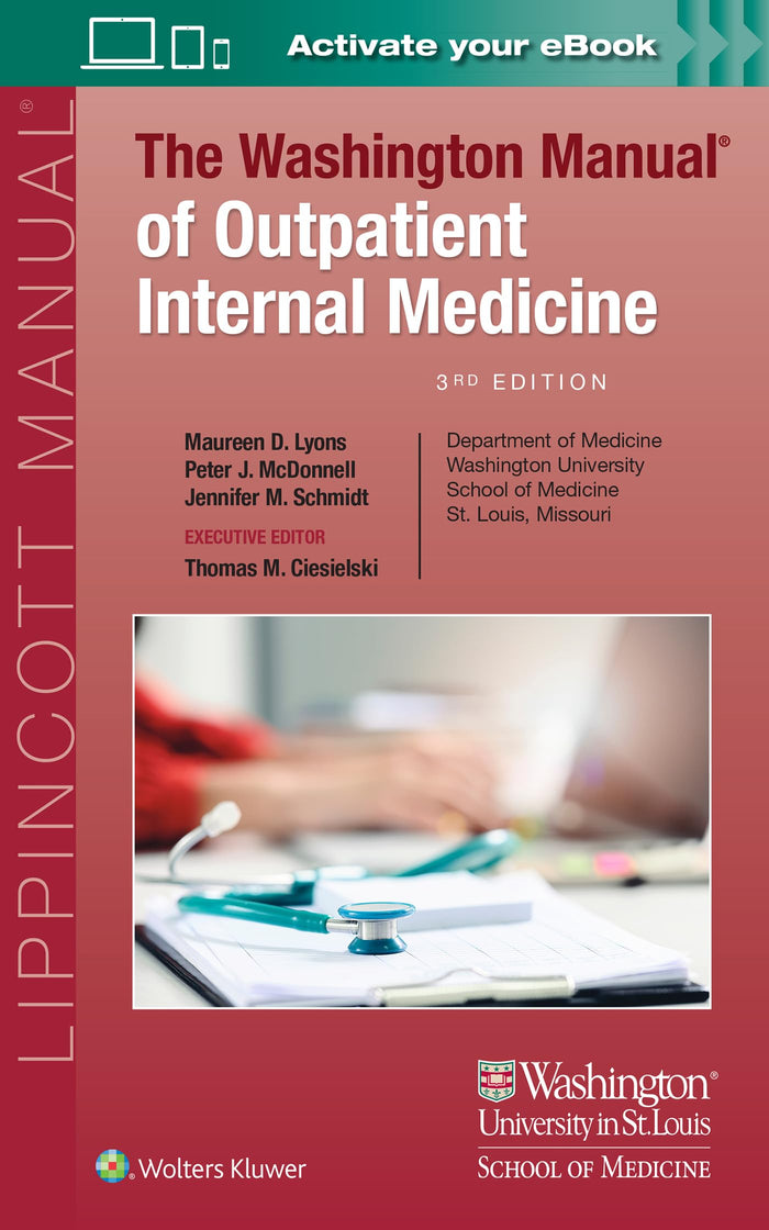 The Washington Manual of Outpatient Internal Medicine: Third Edition
