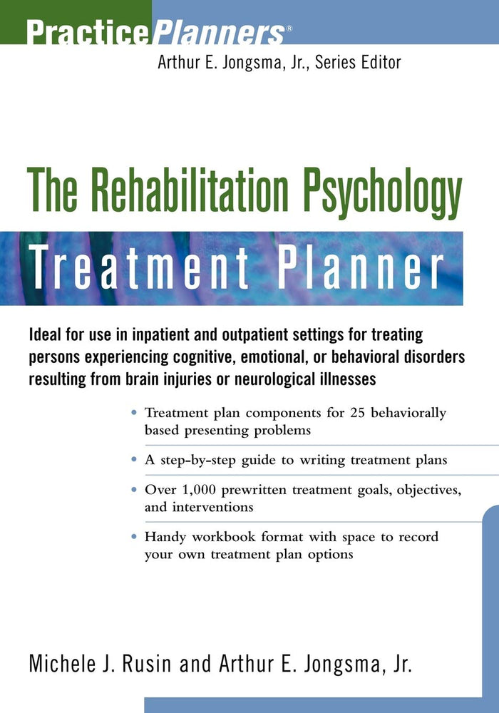 The Rehabilitation Psychology Treatment Planner: 1st Edition