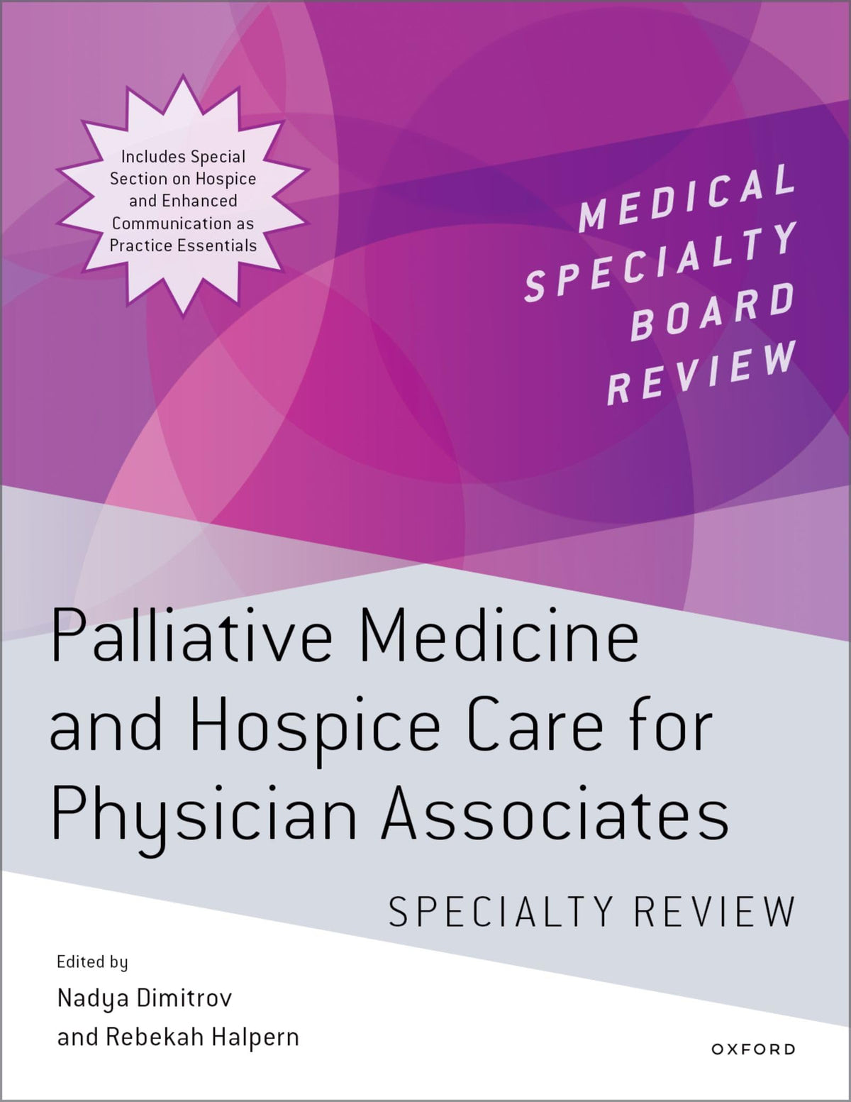 Palliative Medicine and Hospice Care for Physician Associates Specialty Review (Medical Specialty Board Review)
