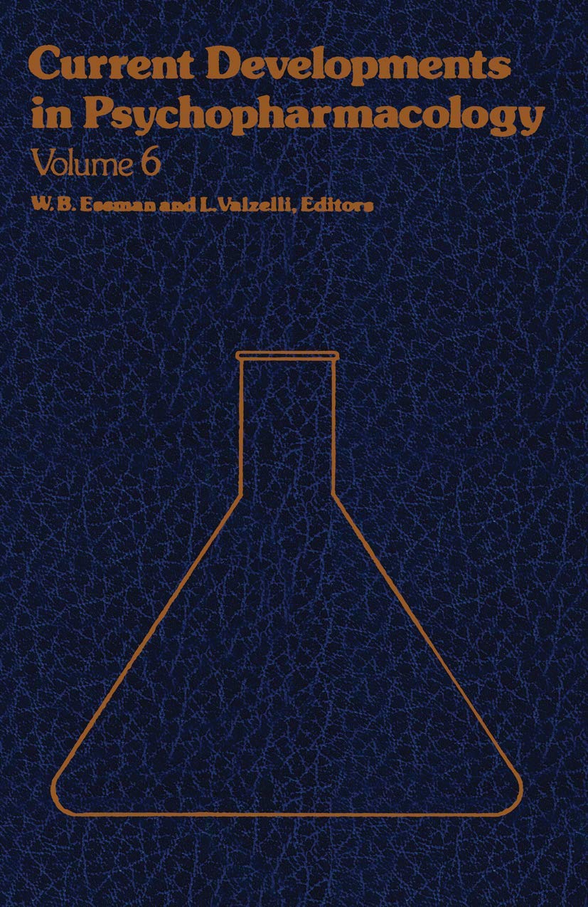 Current Developments in Psychopharmacology: 1st Edition