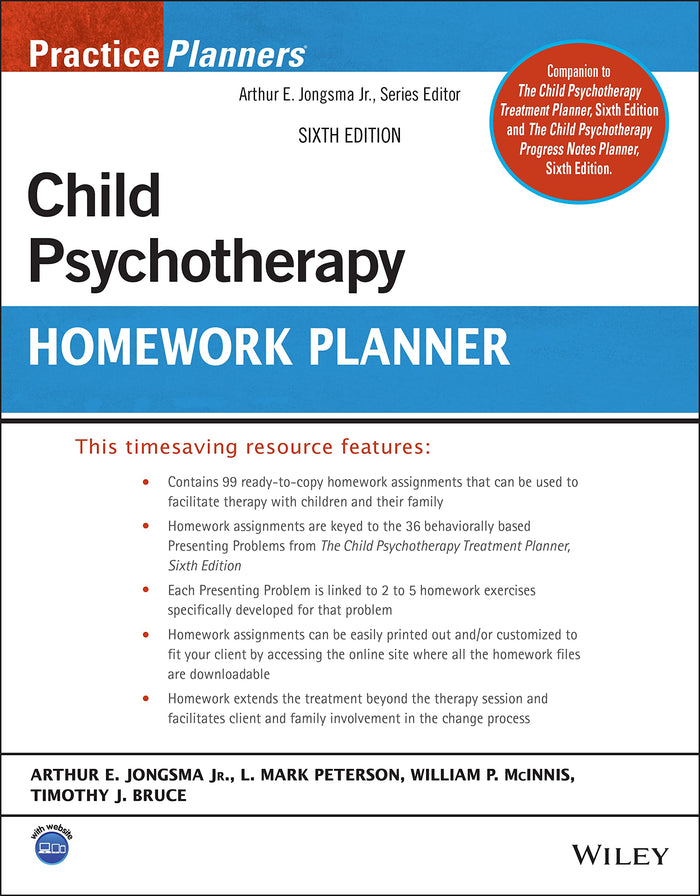Child Psychotherapy Homework Planner (PracticePlanners): 6th Edition