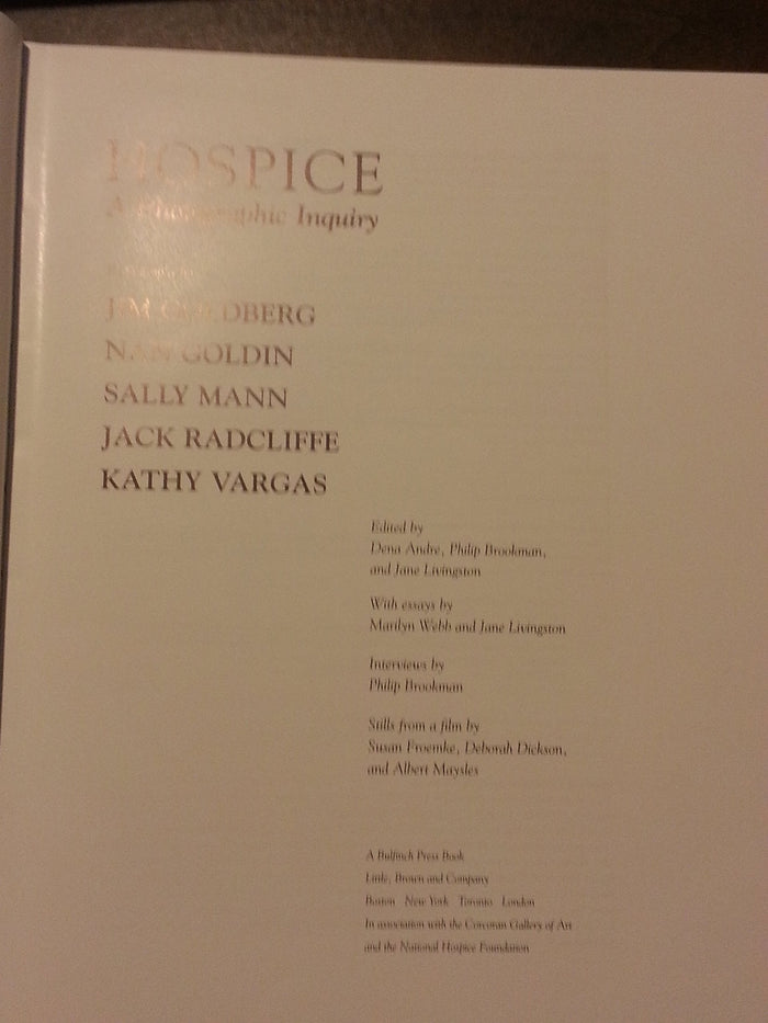 Hospice: A Photographic Inquiry