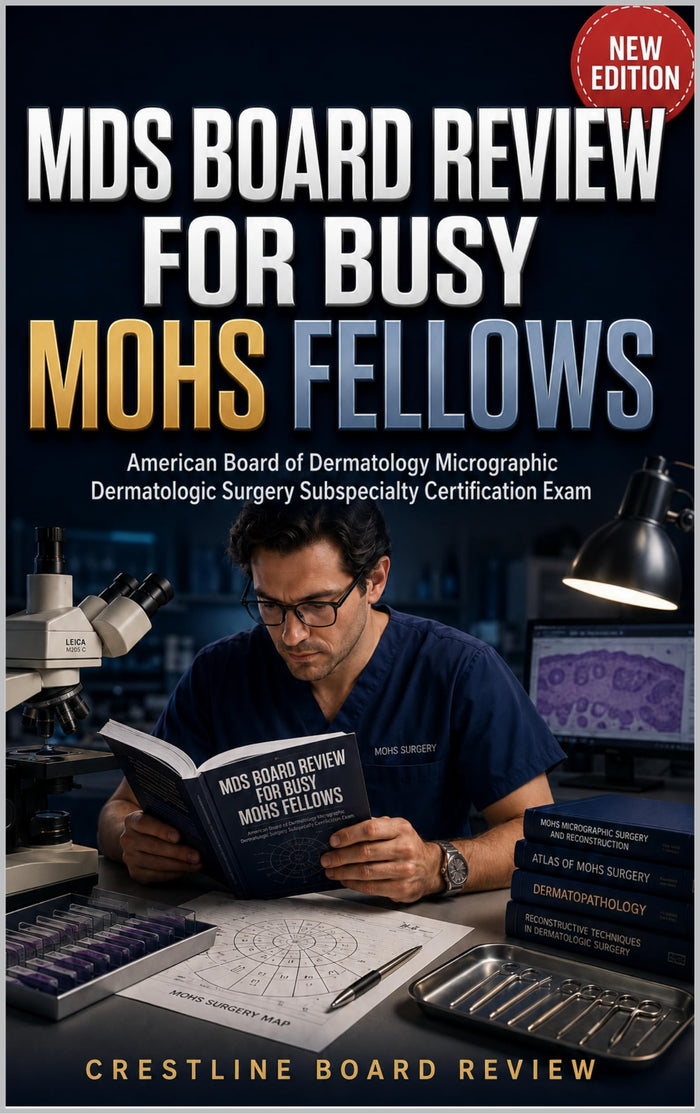 MDS Board Review for Busy Mohs Fellows: American Board of Dermatology Micrographic Dermatologic Surgery Subspecialty Certification Exam