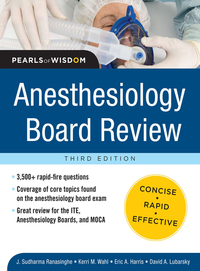 Anesthesiology Board Review Pearls of Wisdom 3/E (Pearls of Wisdom Medicine): 3rd Edition, Kindle Edition