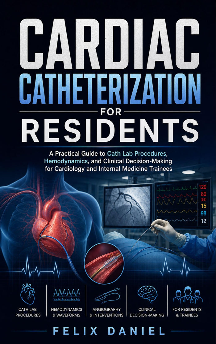 Cardiac Catheterization for Residents: A Practical Guide to Cath Lab Procedures, Hemodynamics, and Clinical Decision-Making for Cardiology and Internal Medicine Trainees