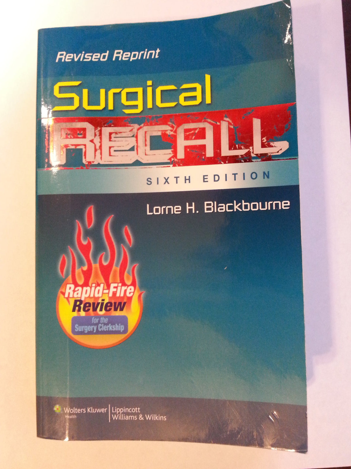 Surgical Recall, 6th Edition: Revised, Reprint Edition